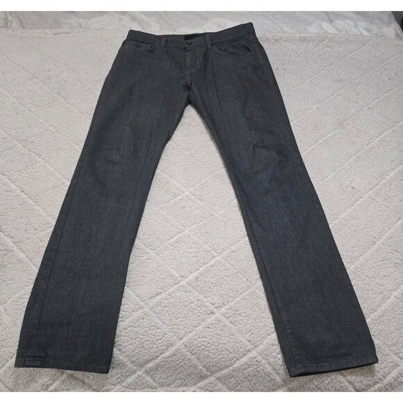 J Brand Mens Gray Tyler‎ Denim Jeans Low Rise Straight Leg 5 Pockets Size 33 - Picture 3 of 11